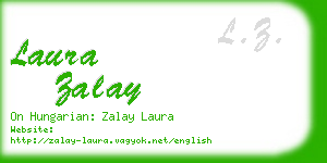 laura zalay business card